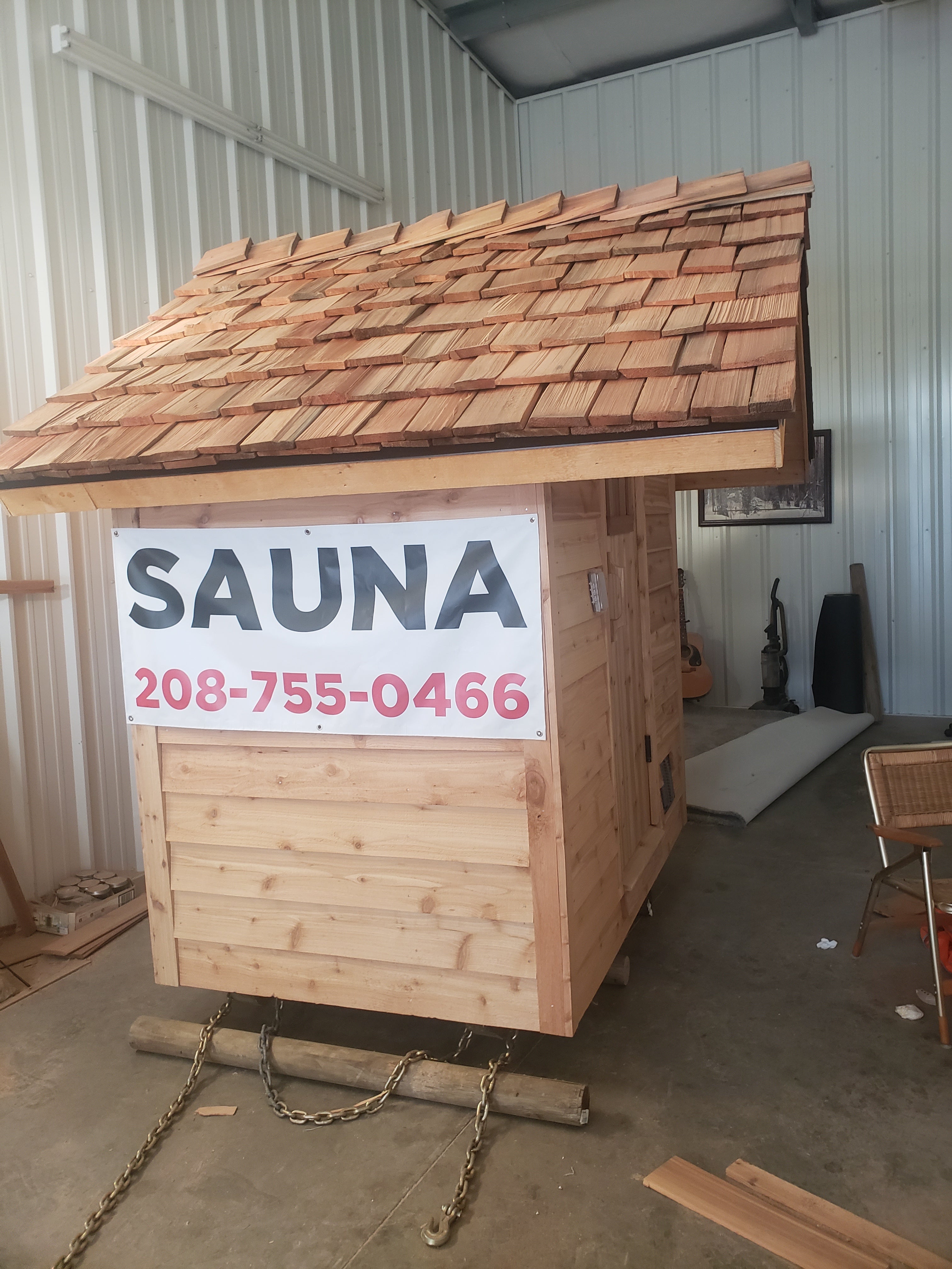 Handcrafted Outdoor Sauna