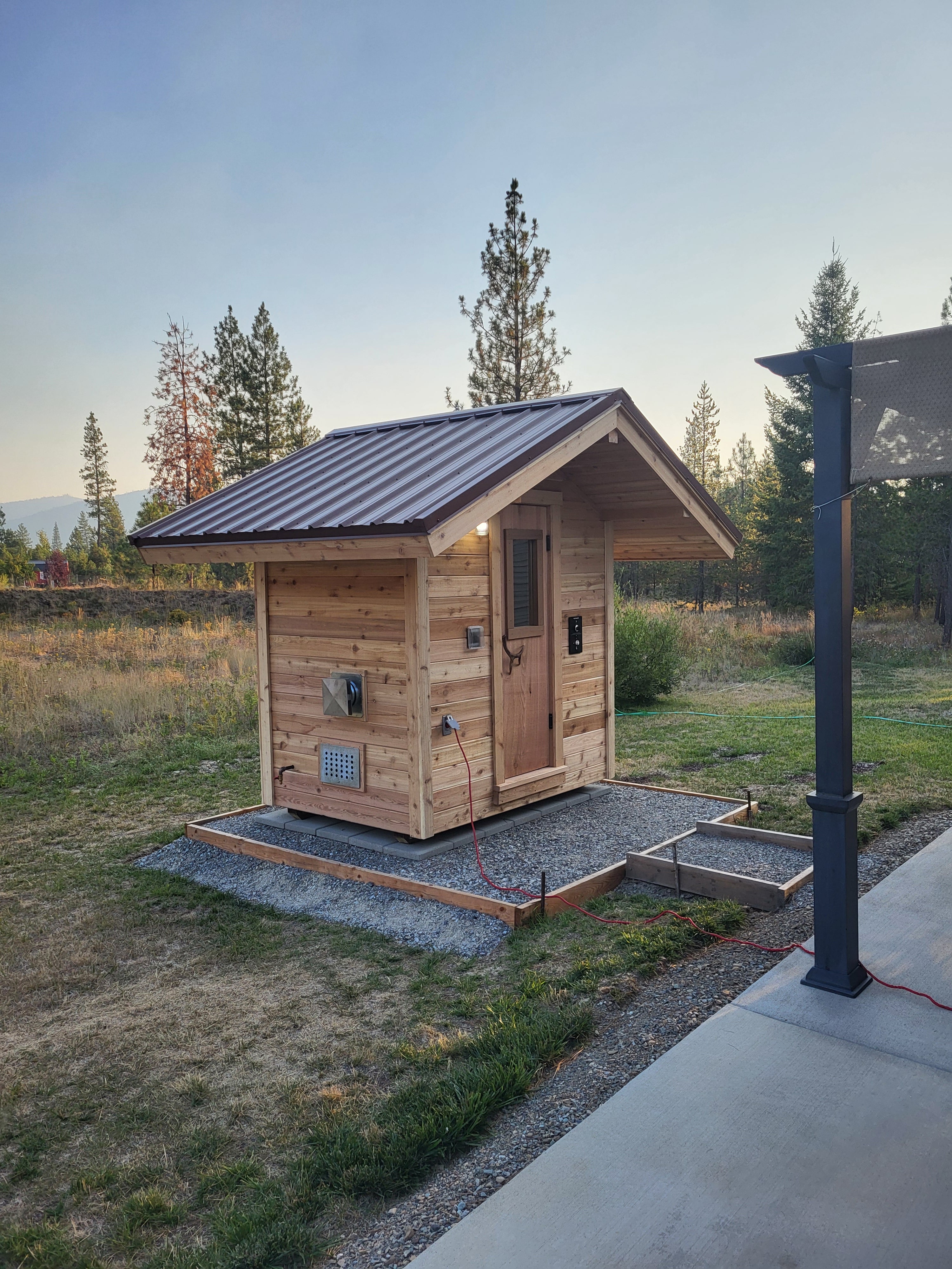 Handcrafted Outdoor Sauna