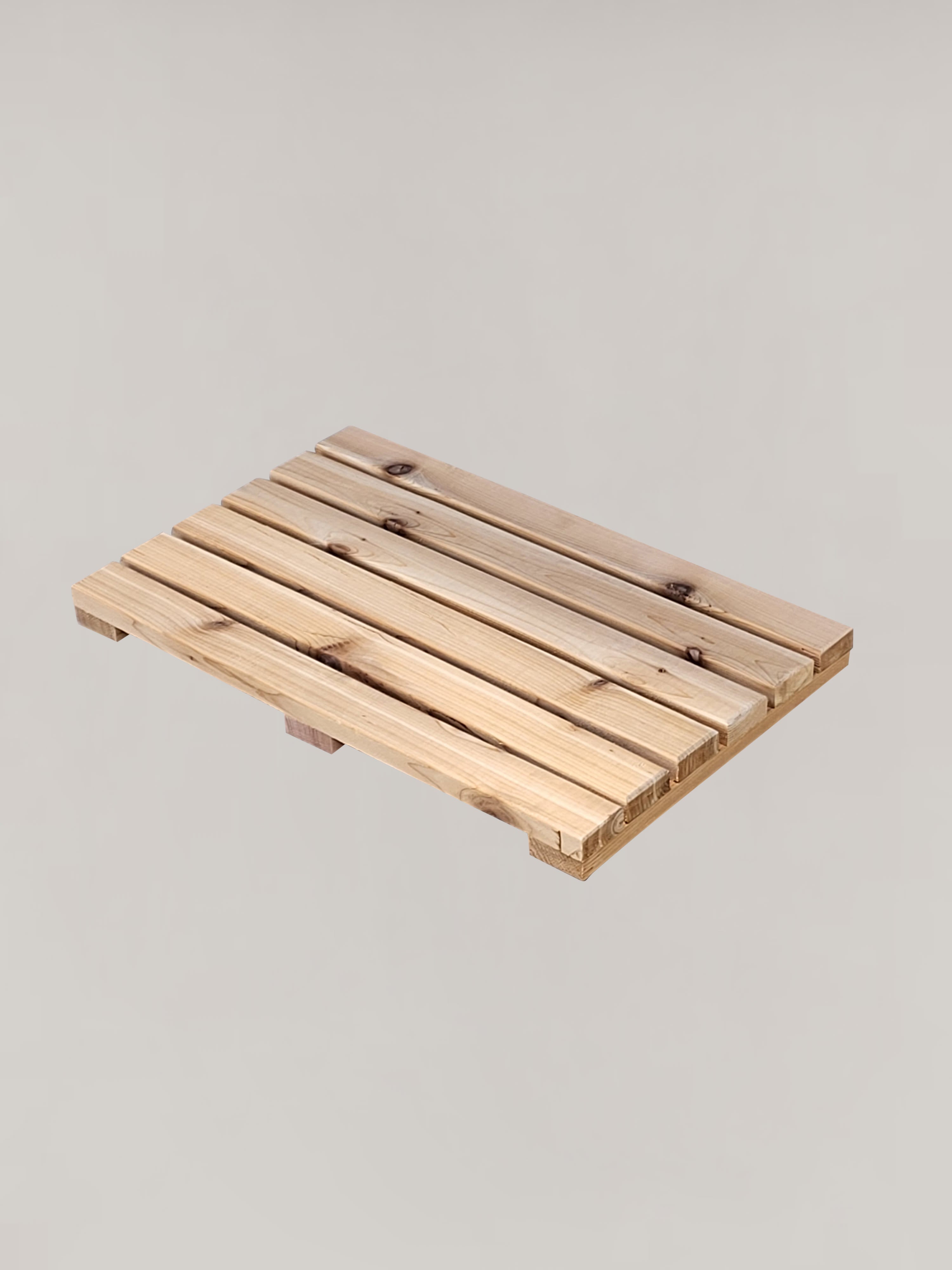 Sauna Fauna King's Feet cedar bath mat sauna floor panel