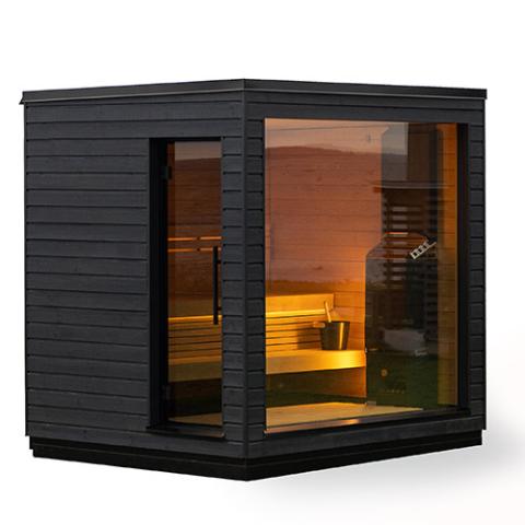 Sauna Fauna Onyx 2 Pre-Assembled Outdoor Home Sauna