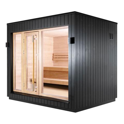 Sauna Fauna Onyx Pre-Assembled Outdoor Home Sauna