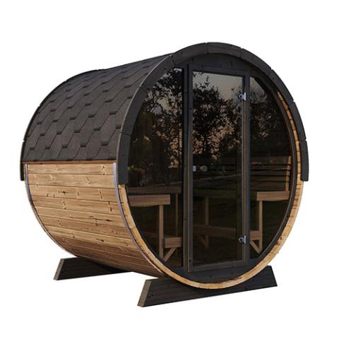 Sauna Fauna Deep Man Barrel Sauna - Premium handcrafted sauna with spacious design