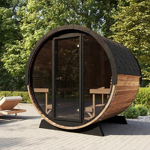 Sauna Fauna Deep Man Barrel Sauna