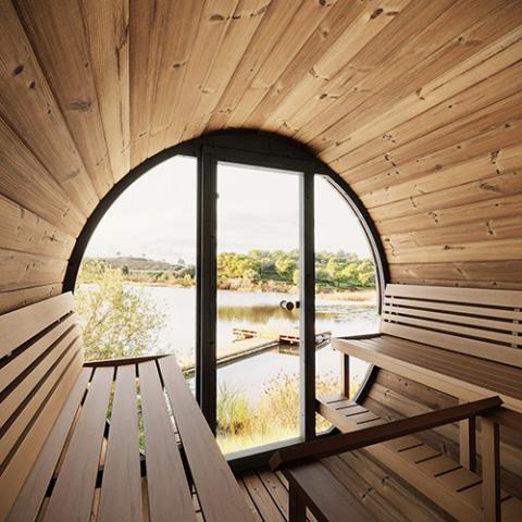 Sauna Fauna Deep Man Barrel Sauna