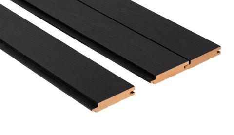 Thermory Black Wax Coated Alder 1x4 STS4