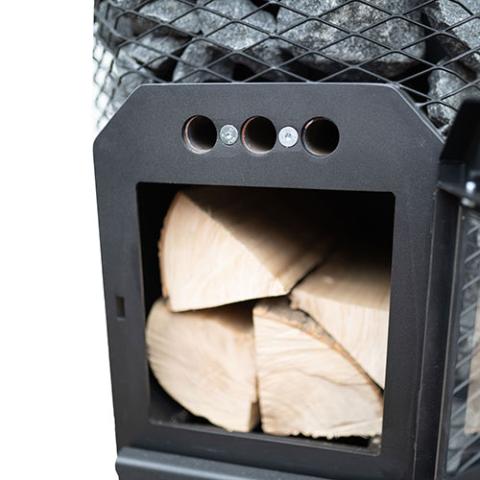 Cozy Heat O Thru-Wall Sauna Stove